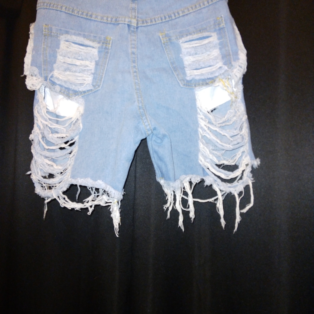 Ripped shorts